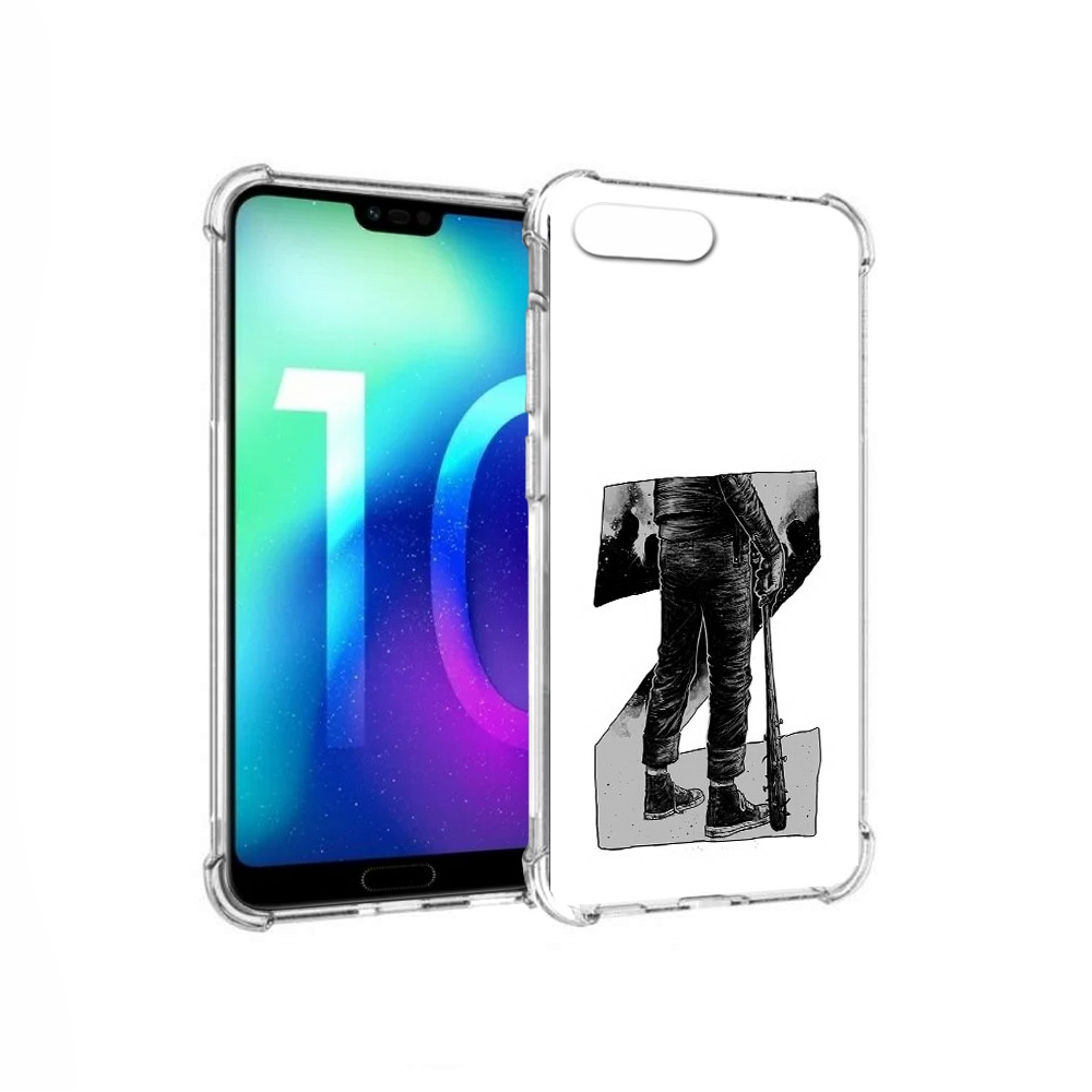 

Чехол MyPads Tocco для Huawei Honor 10 воин черно белый (PT142657.34.265), Tocco