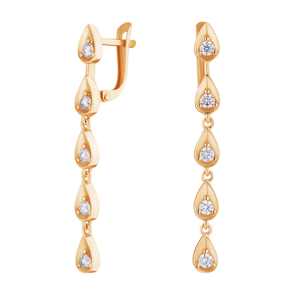 

Серьги из серебра с фианитом ЮВЕЛИР КАРАТ 2127891/9п, 2127891/9п