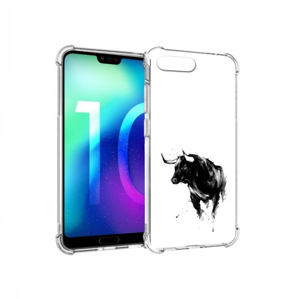 

Чехол MyPads Tocco для Huawei Honor 10 бык (PT142657.34.254), Прозрачный, Tocco