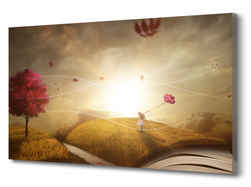 

Картина на холсте Фантазия книга PRC-269 (60x40см). Натуральный холст