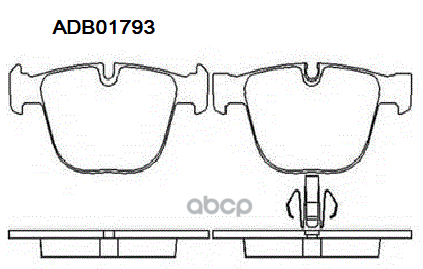 

Тормозные колодки ALLIED NIPPON задние дисковые adb01793
