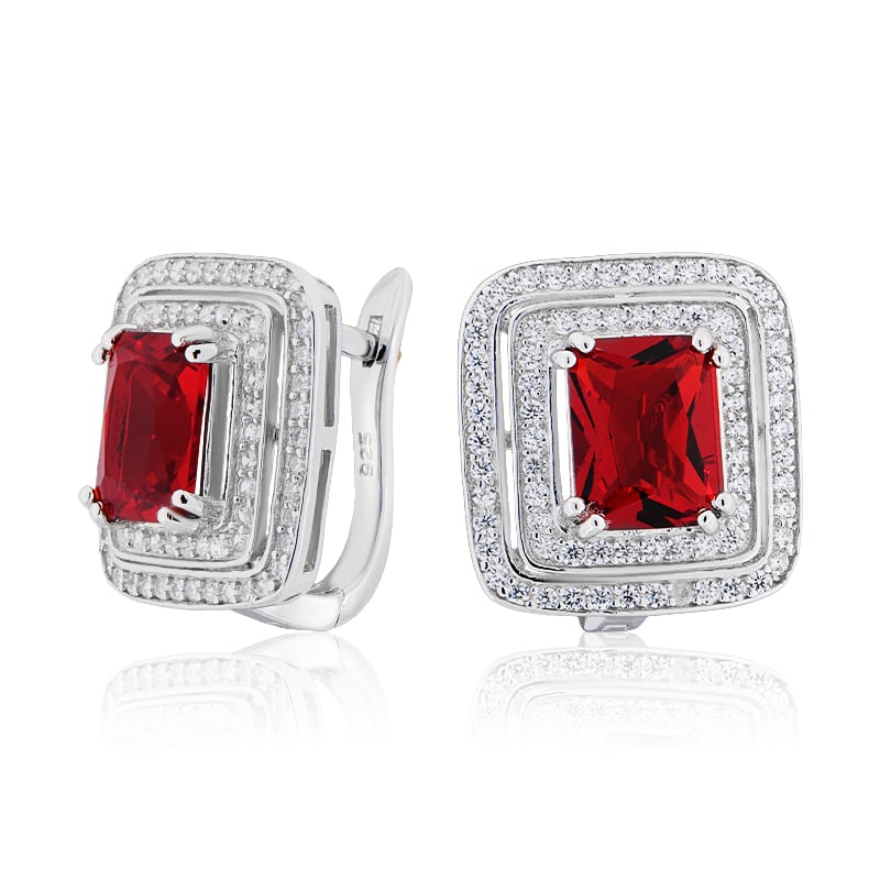 

Серьги из серебра с гранатом ЮВЕЛИР КАРАТ A4058E3GA