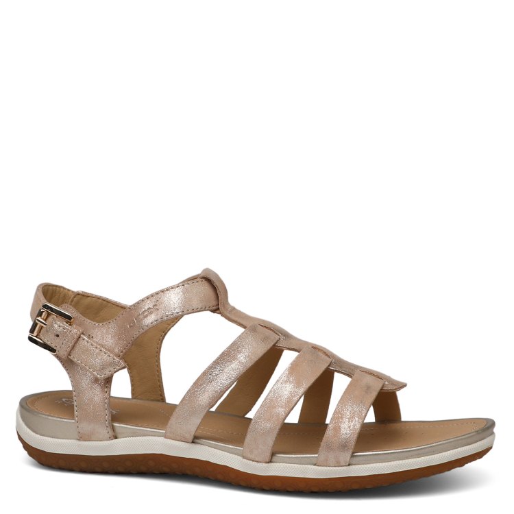 

Сандалии женские GEOX D72R6A бежевые 39 EU, Бежевый, D72R6A