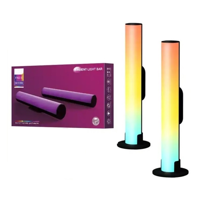 

Лампы светодиодные умные RGB с Bluetooth 2 шт, TV Light Bar