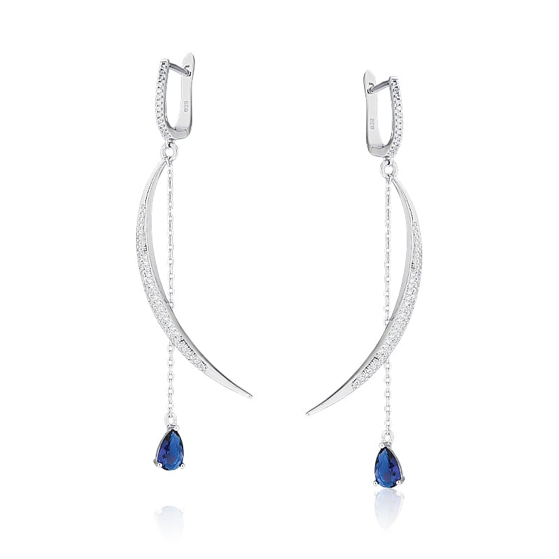 

Серьги из серебра с фианитом ЮВЕЛИР КАРАТ ME40220, ME40220