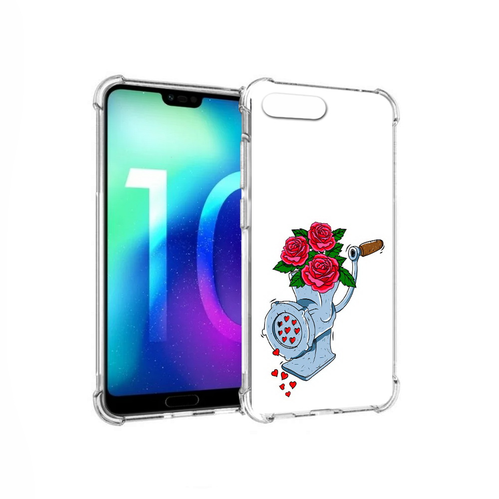 

Чехол MyPads Tocco для Huawei Honor 10 Цветочные сердца (PT142657.34.199), Прозрачный, Tocco