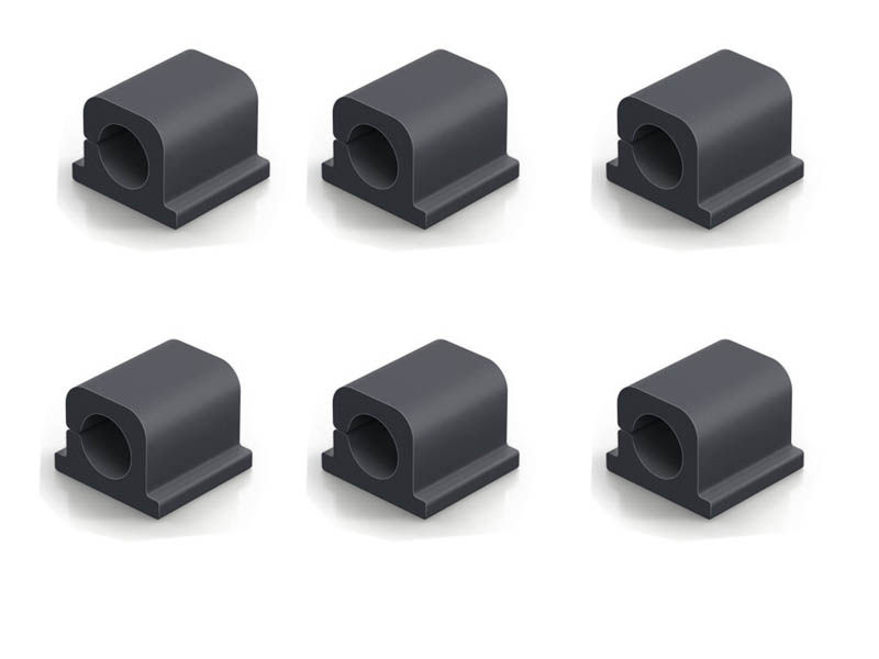 

Фиксаторов для кабеля Durable Cavoline Clip Pro 1 до 8mm 6шт Anthracite 504237, Cavoline Clip Pro