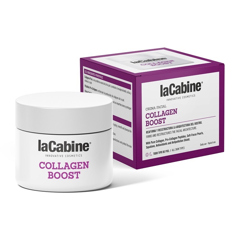 Крем - стимулятор коллагена la Cabine для упругости и молодости кожи COLLAGEN BOOST, 50мл