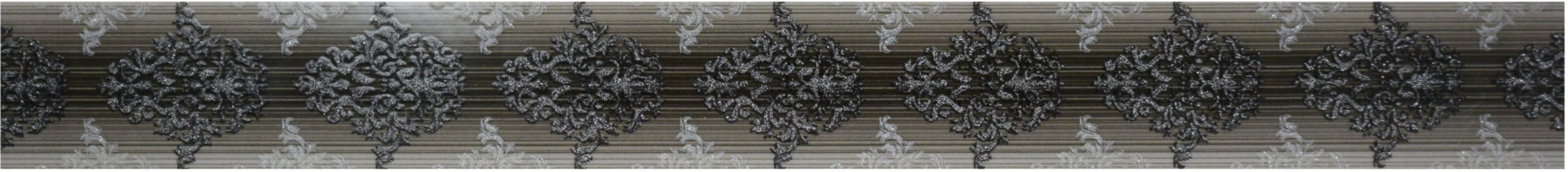 фото Бордюр керамический belani бристоль 159905 5,4х50 см черный