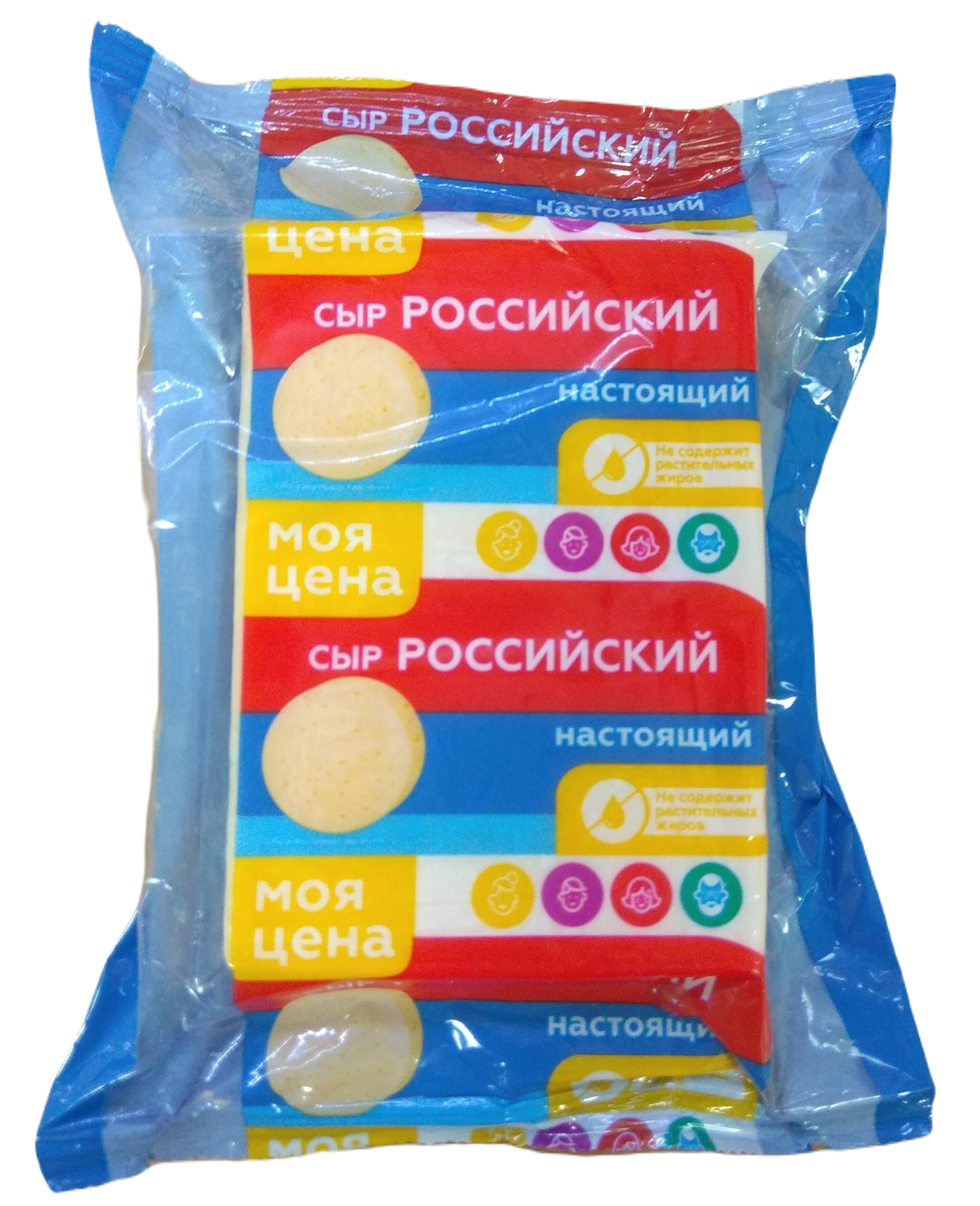 

Сыр твердый Моя цена Российский 45 - 50% 200 г