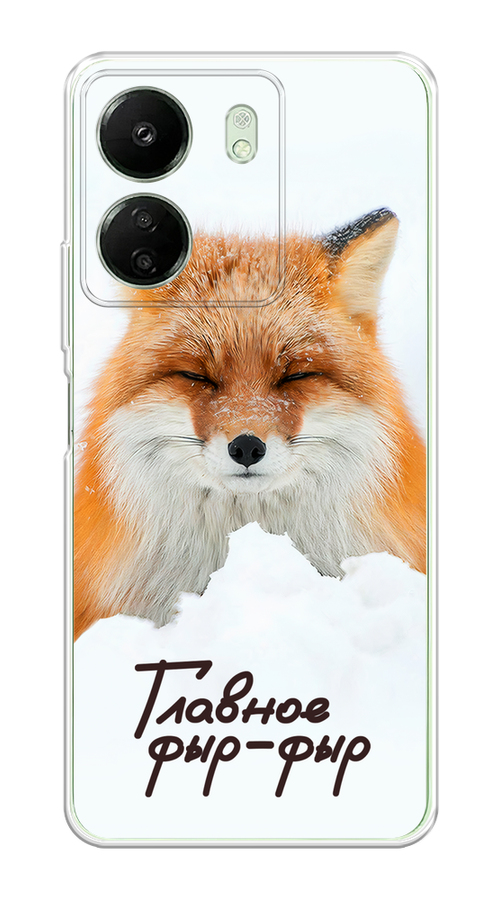 

Чехол на Xiaomi Redmi 13C, Poco C65 "Снежный фыр-фыр", 320650-1