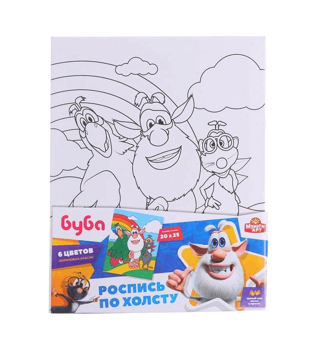 

Роспись по холсту Буба (20х25 см) Multi Art 200CANV20X25-B2