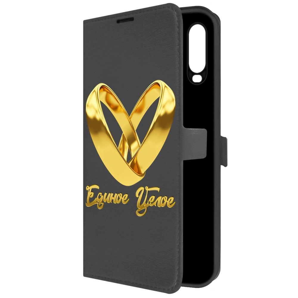 

Чехол-книжка Krutoff Eco Book для Vivo Y12 Единое целое (черный)