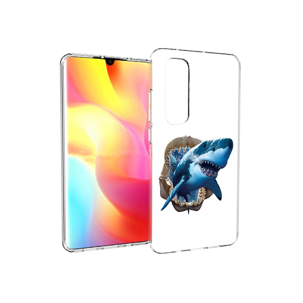 

Чехол MyPads Tocco для Xiaomi Mi Note 10 Lite челюсти (PT149714.254.675), Прозрачный, Tocco