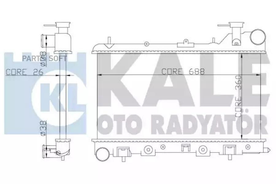 

364800 радиатор охлаждения АКПП, с горловиной Subaru Forester 2.5i 24V 02>