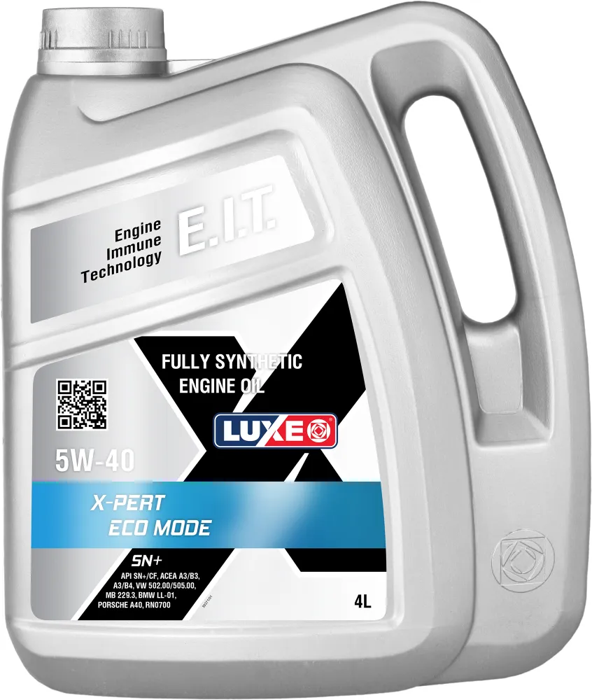 

Моторное масло LUXE X-PERT ECO MODE 5W-40 API SN+/CF LUXE 4л. синт.