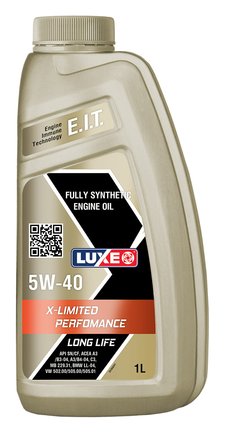 Моторное масло Luxe синтетическое X-LIMITED PERFORMANCE LL C3 5W40 1л