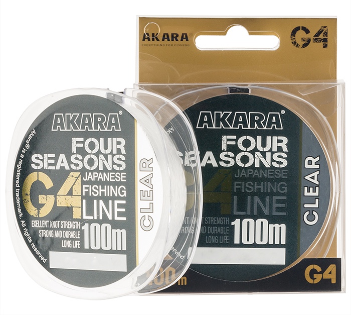 Леска Akara G4 Four Seasons 100 м 0,233