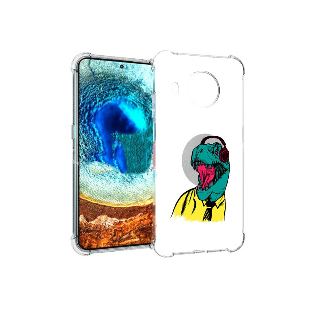

Чехол MyPads Tocco для Nokia X20 дино (PT159436.101.326), Прозрачный, Tocco