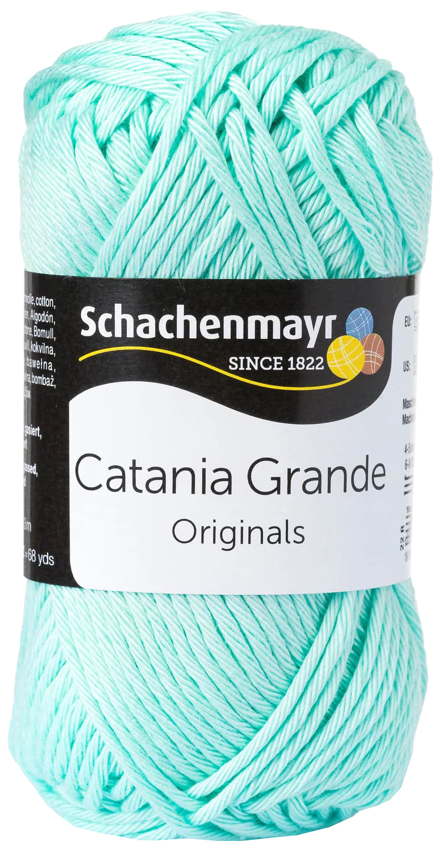 

Пряжа Schachenmayr 9807331 Catania Grande Originals (03385, mint), Бирюзовый, Catania Grande