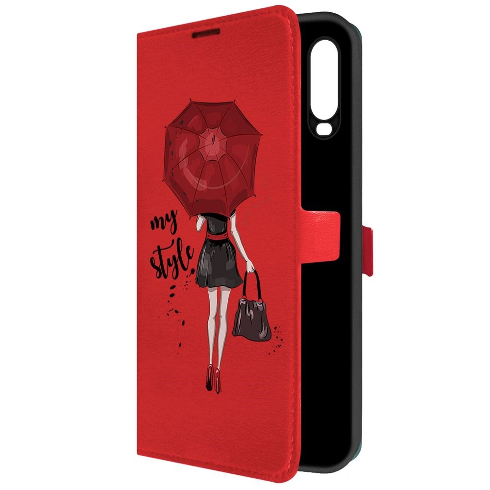 

Чехол-книжка Krutoff Eco Book для Vivo Y17 Мой стиль (красный)