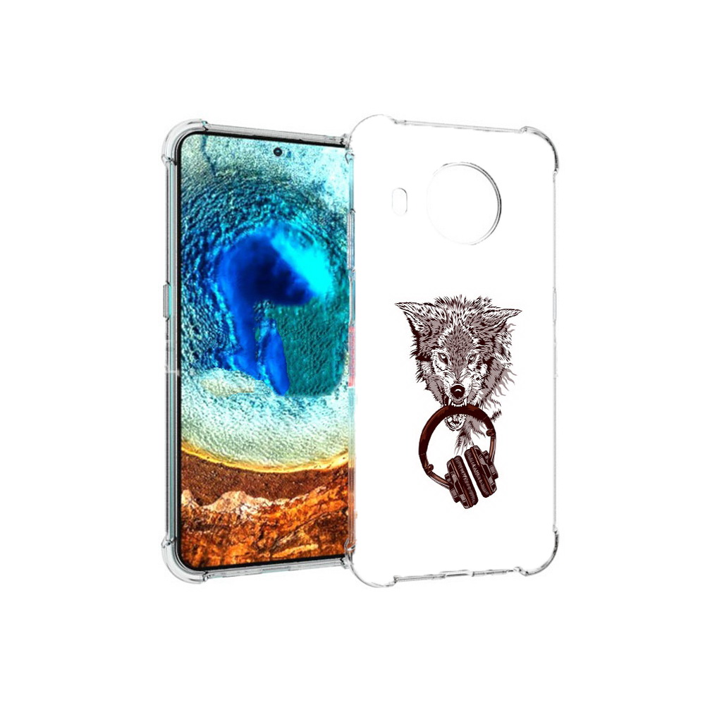 

Чехол MyPads Tocco для Nokia X20 дикий волк (PT159436.101.325), Прозрачный, Tocco
