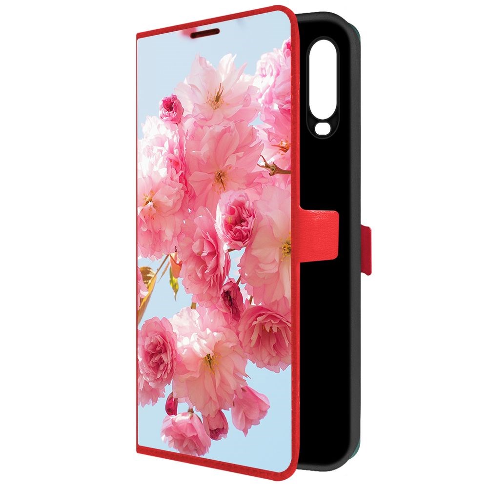 

Чехол-книжка Krutoff Eco Book для Vivo Y17 Сакура (красный)