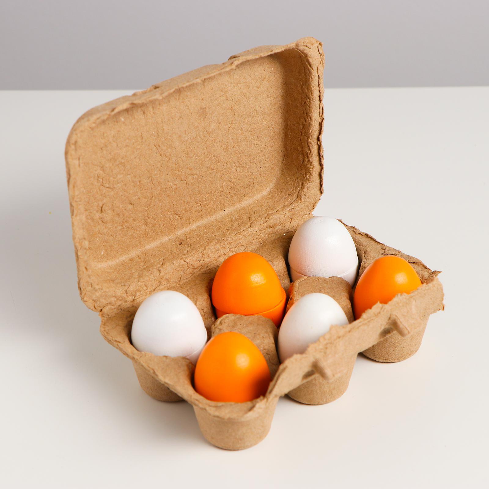 

Набор игрушечных продуктов Яйца 16,2х11х5 см, Желтый;белый, "Яйца" 16,2х11х5 см
