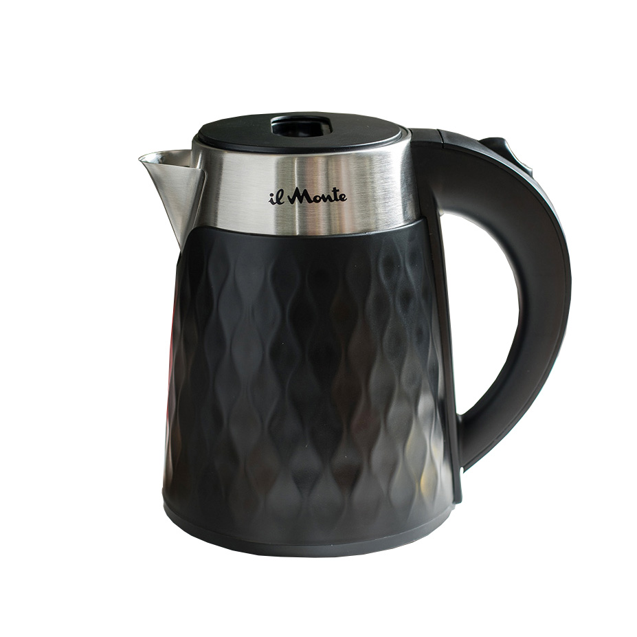 Чайник электрический il Monte EK-1705 1.7 л черный чайник электрический bq kt1845g стальной серый