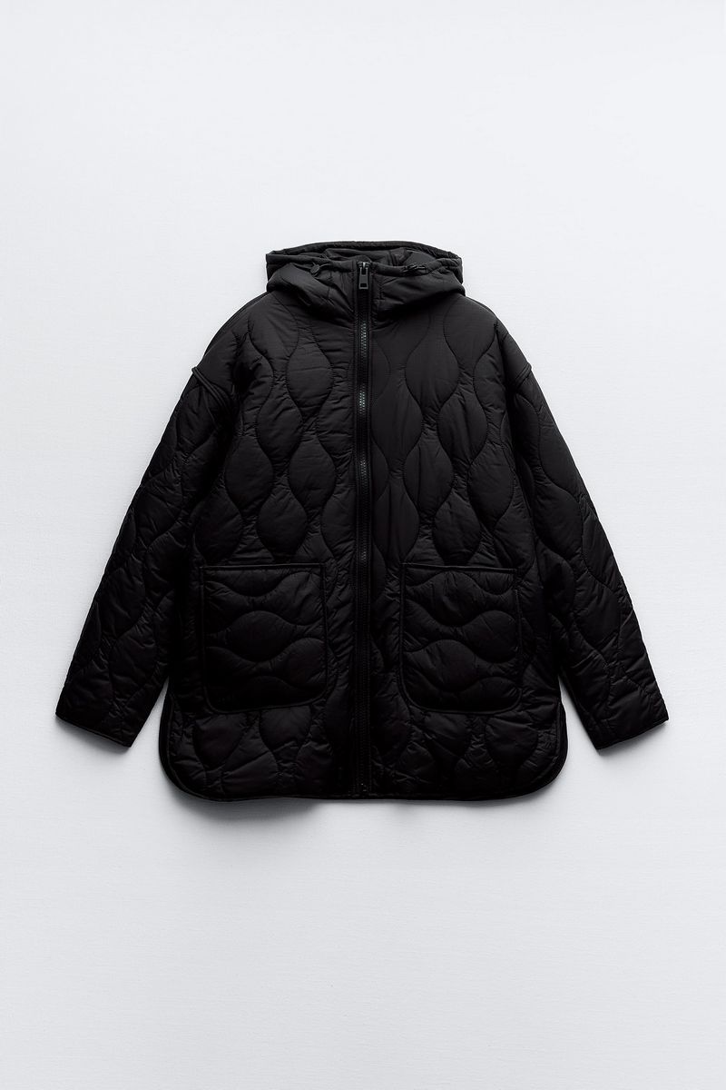 

Куртка женская ZARA 05854023 черная S, Черный, 05854023