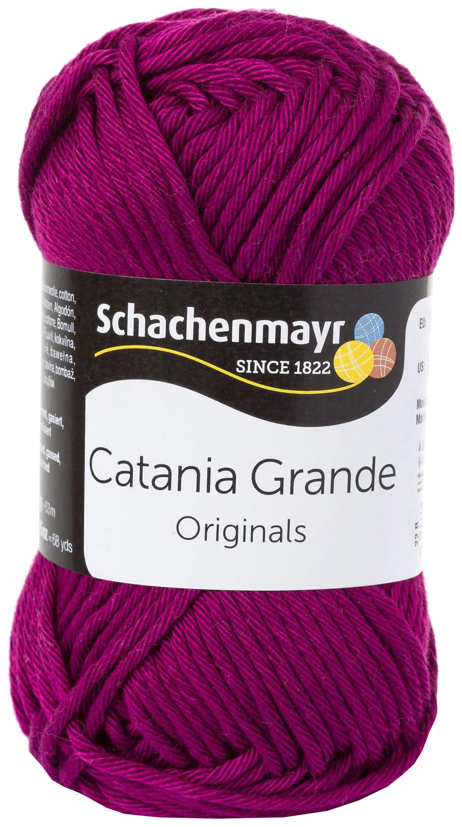 

Пряжа Schachenmayr 9807331 Catania Grande Originals (03128, plum), Фиолетовый, Catania Grande