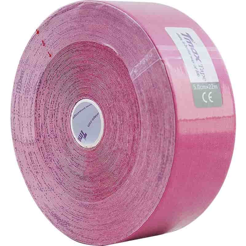 Tmax 22M EXTRA STICKY PINK 5смx22м Кинезиотейп Розовый