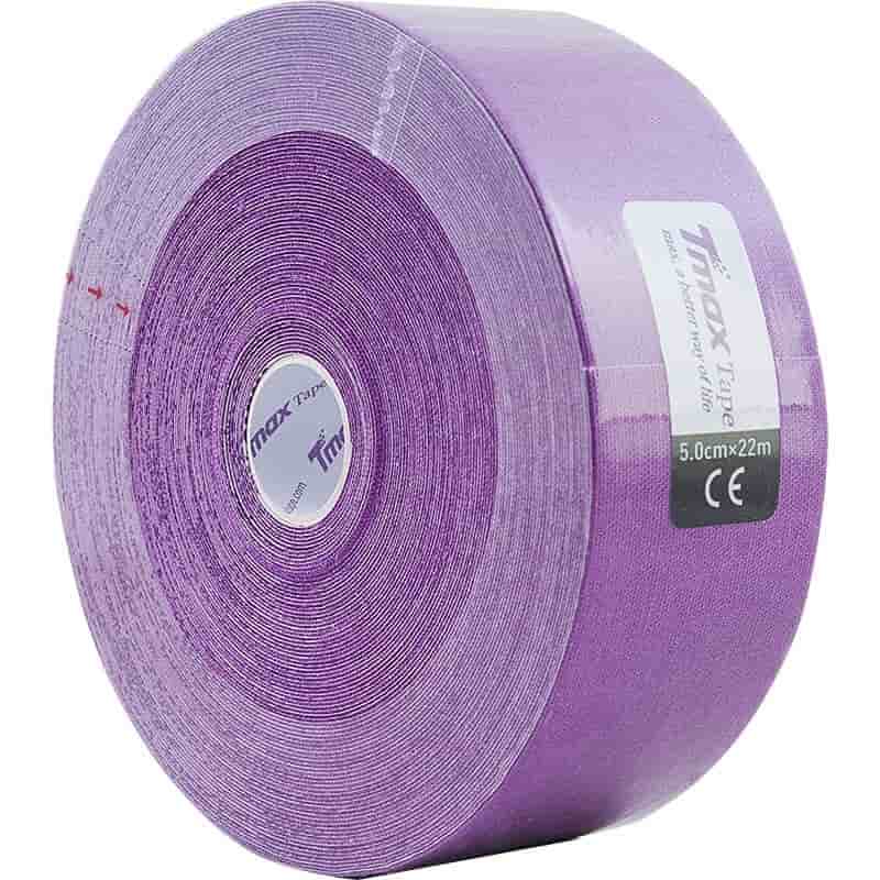 Tmax 22M EXTRA STICKY LAVENDER 5смx22м Кинезиотейп Фиолетовый