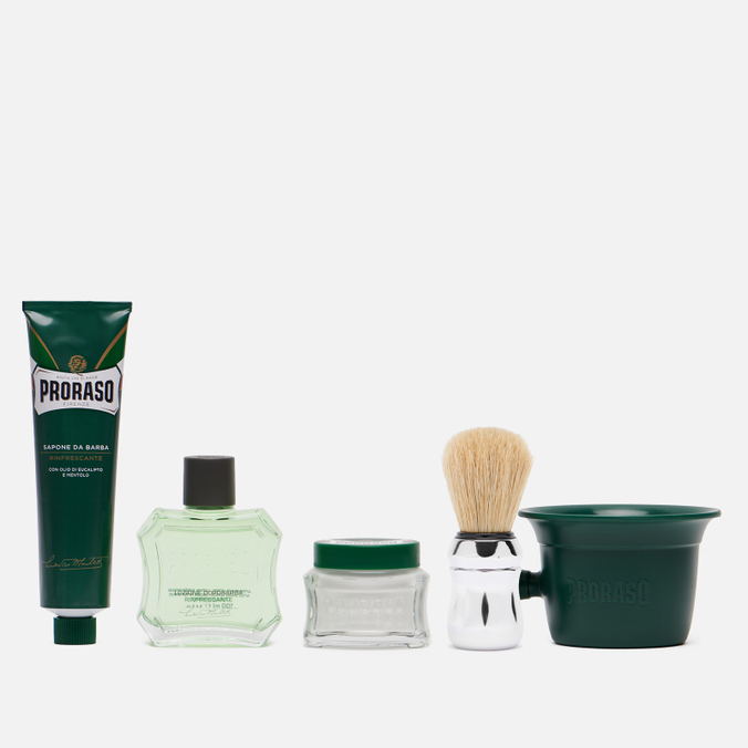 Набор для бритья Proraso Classic Shaving Set зеленый, 5 предметов