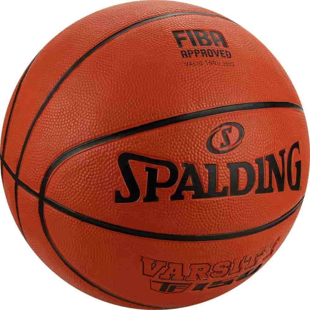 Spalding VARSITY TF-150 LOGO FIBA (84-423Z) Мяч баскетбольный Коричневый/Черный 5