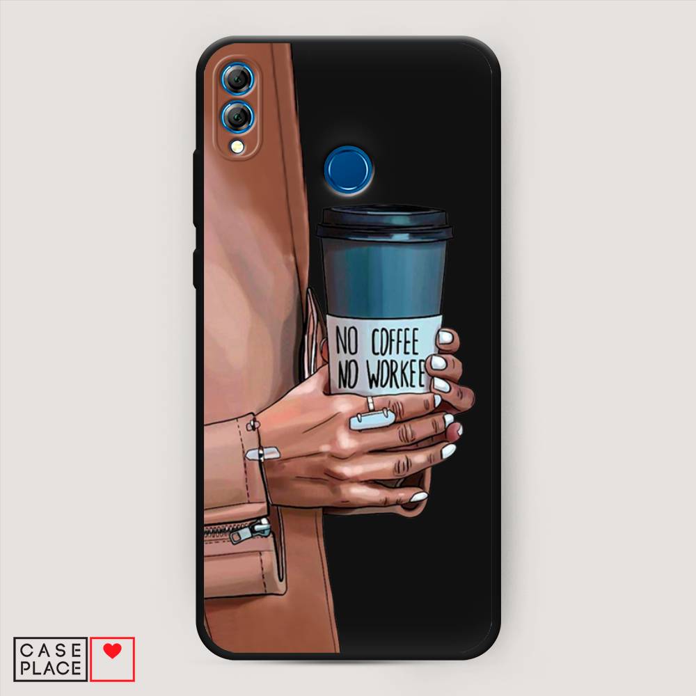 

Чехол Awog на Honor 8X "No coffee", Коричневый;серый, 66752-1