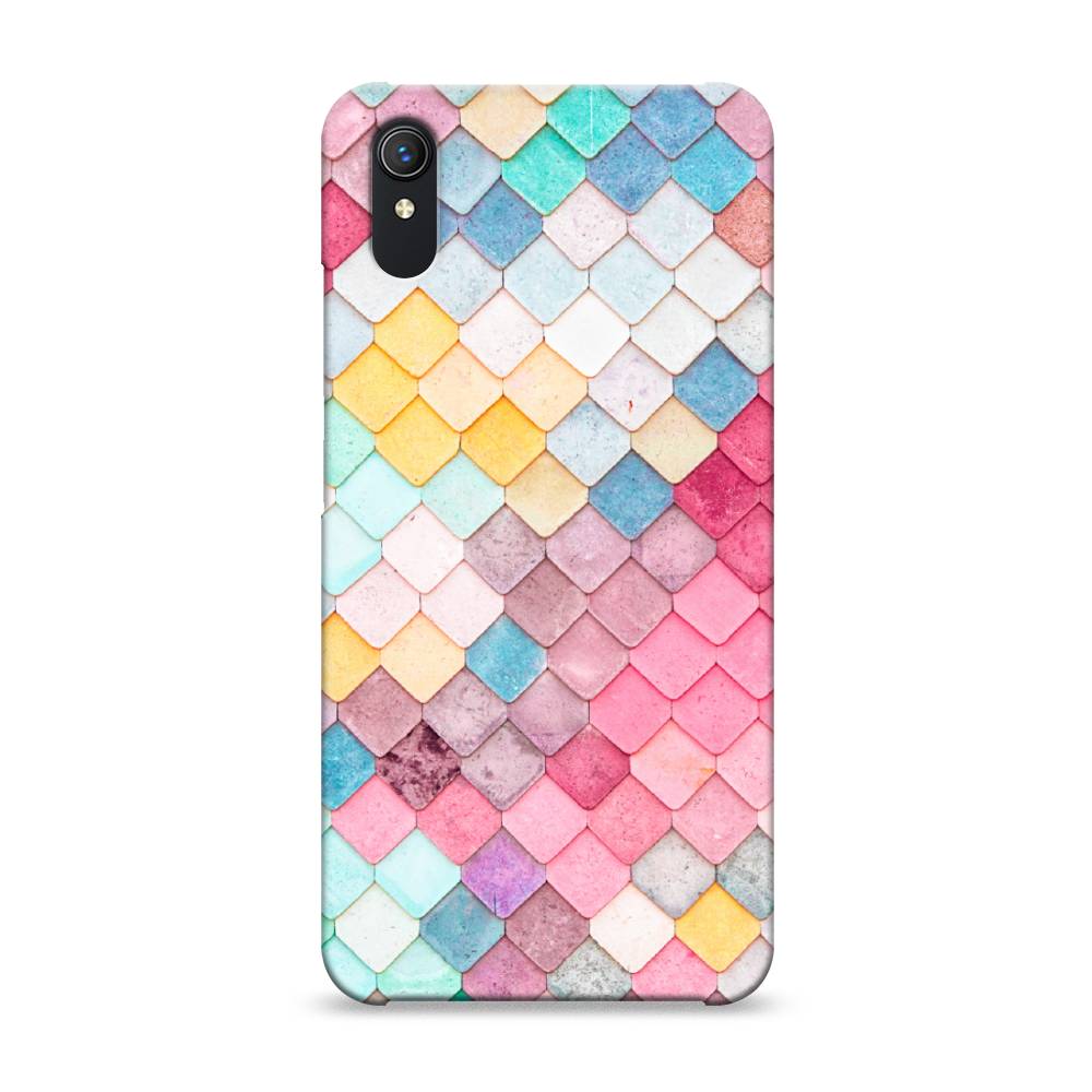 

Пластиковый чехол "Нежные ромбики" на Vivo Y1s, 263220-3
