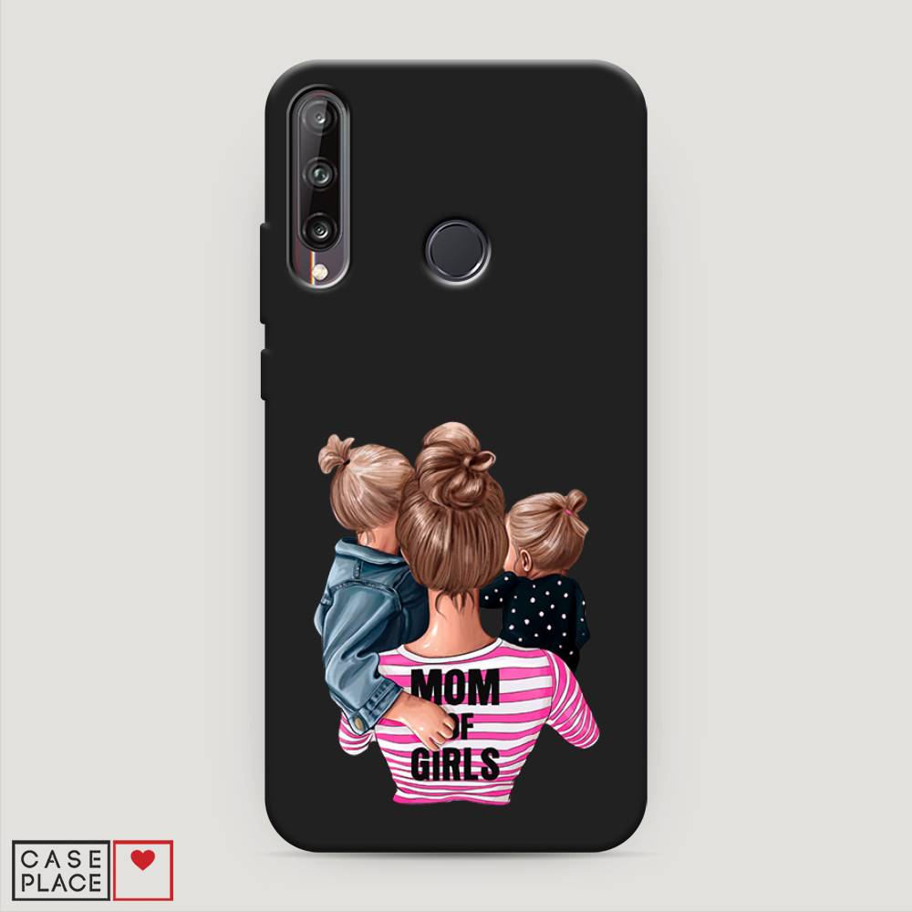 

Чехол Awog на Huawei P40 lite E "Mom of Girls", Синий;розовый;черный, 612452-1