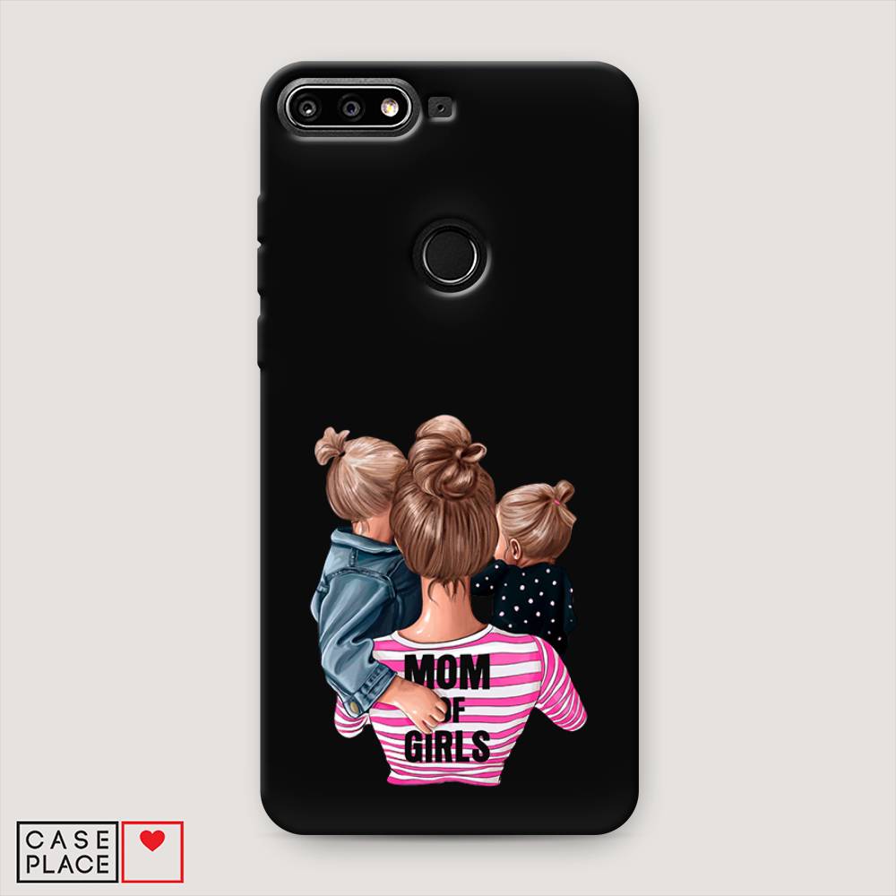 

Чехол Awog на Huawei Nova 2 Lite "Mom of Girls", Синий;розовый;черный, 64652-1