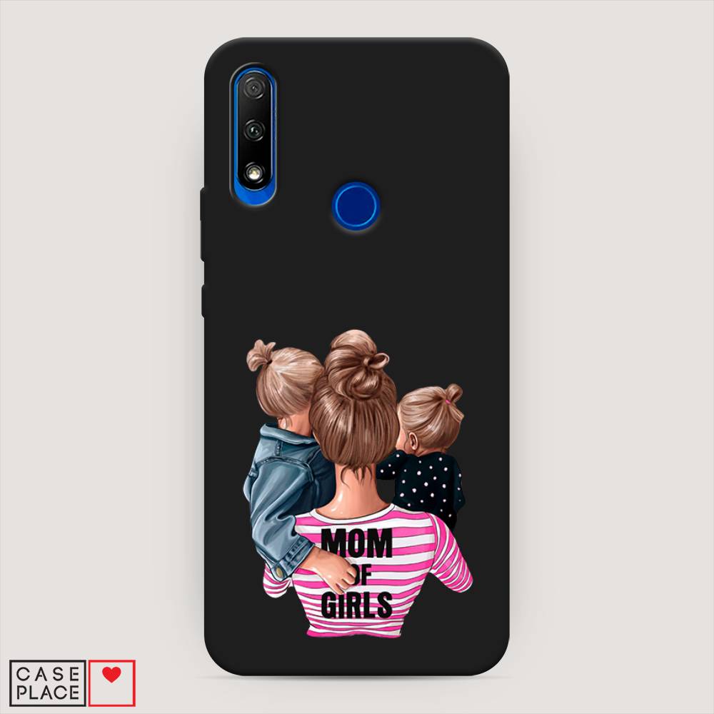 

Чехол Awog на Honor 9X "Mom of Girls", Синий;розовый;черный, 69952-1