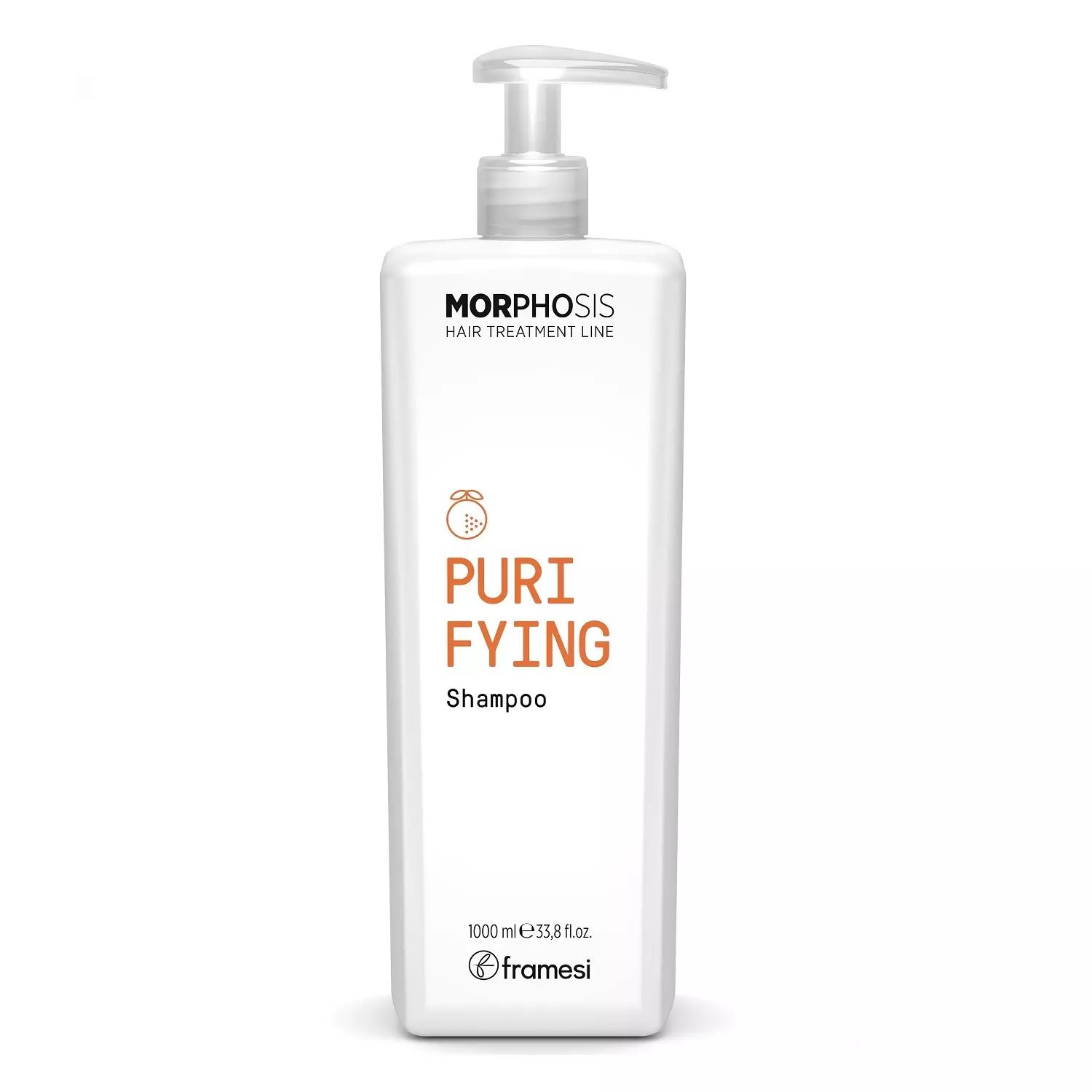 Шампунь Framesi Purifying shampoo от перхоти для глубокого очищения 1000 мл framesi спрей от перхоти для глубокого очищения purifying spray morphosis 100