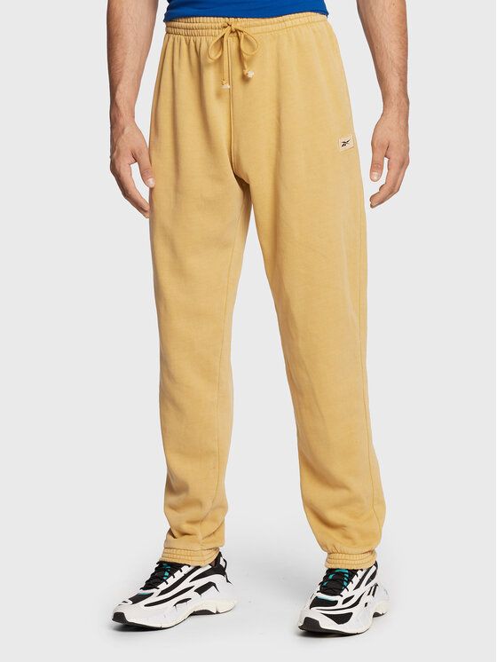

Спортивные брюки мужские Reebok 0000300003732 желтые M, Желтый, 0000300003732