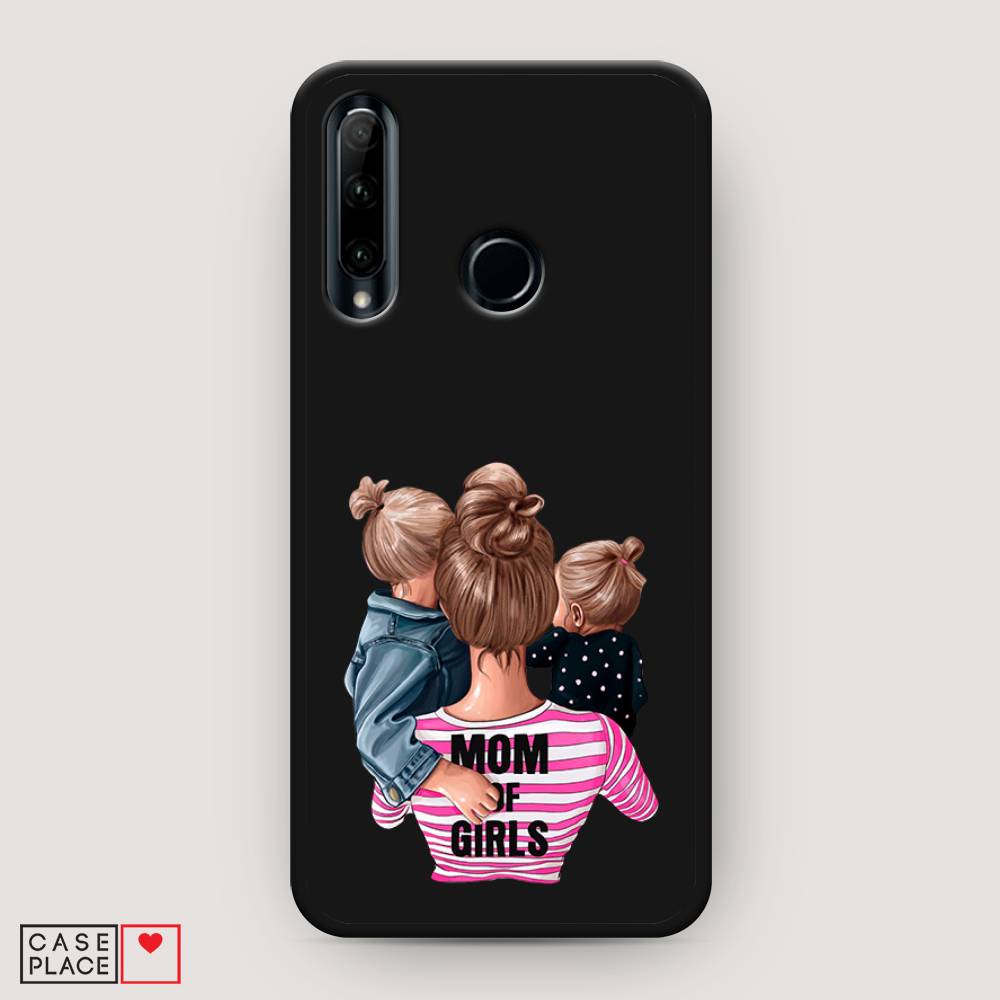

Чехол Awog на Honor 10i "Mom of Girls", Синий;розовый;черный, 68852-1