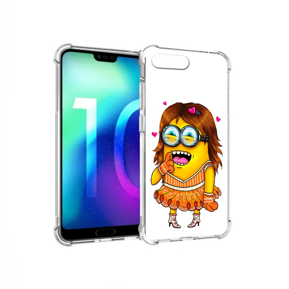 

Чехол MyPads Tocco для Huawei Honor 10 Миньон девочка (PT142657.34.116), Прозрачный, Tocco