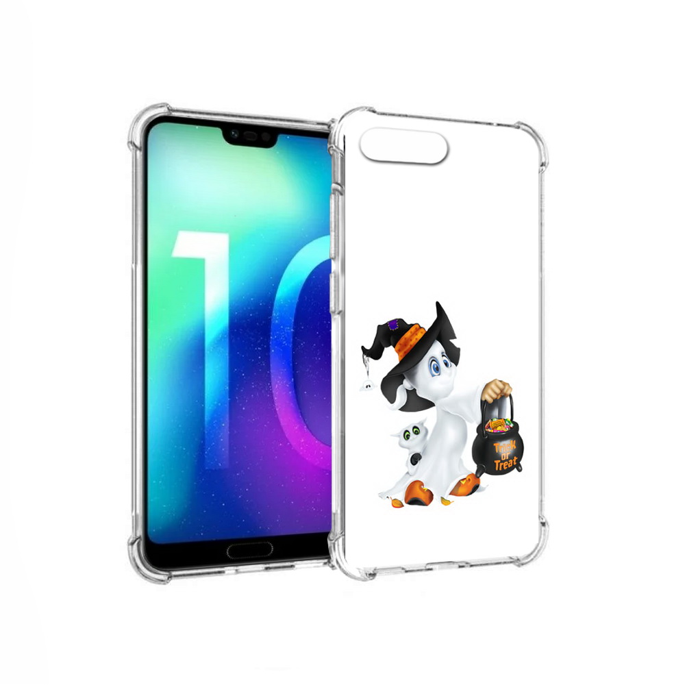 

Чехол MyPads Tocco для Huawei Honor 10 Маленький призрак (PT142657.34.113), Прозрачный, Tocco