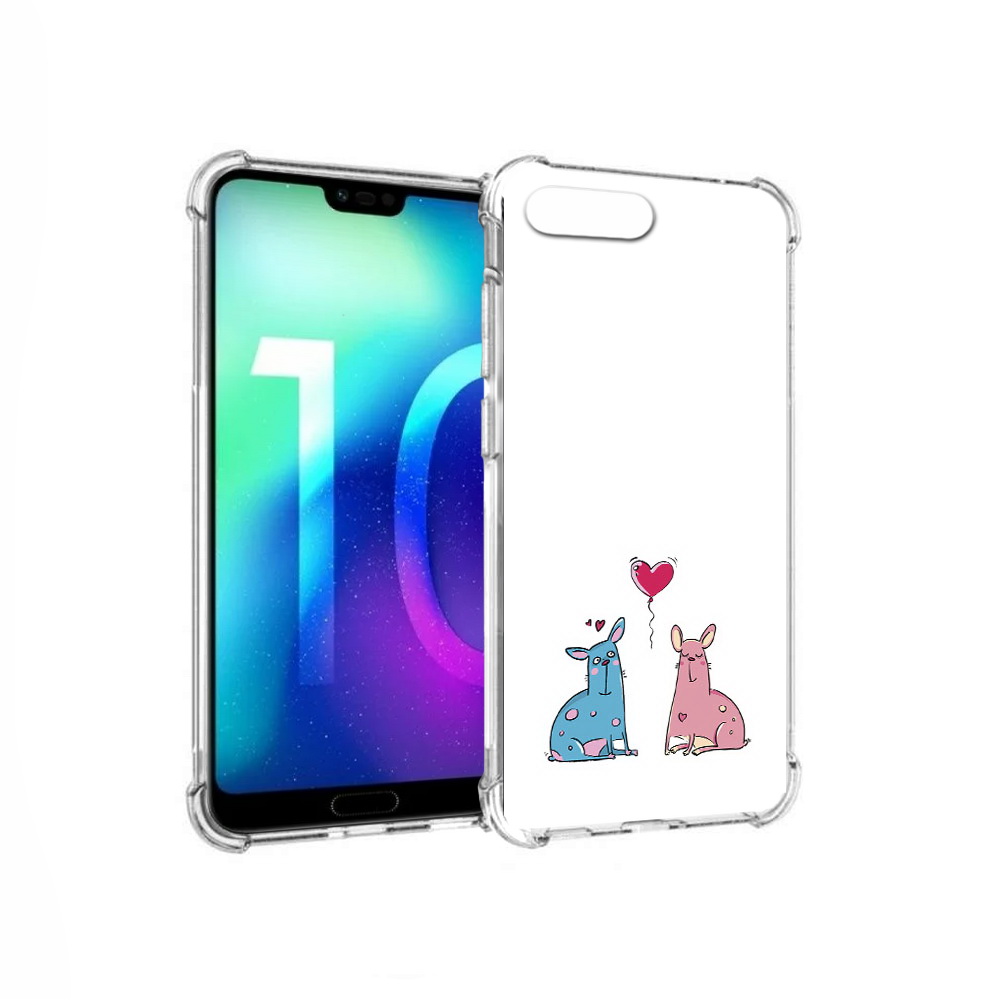 

Чехол MyPads Tocco для Huawei Honor 10 Лама любовь (PT142657.34.102), Прозрачный, Tocco