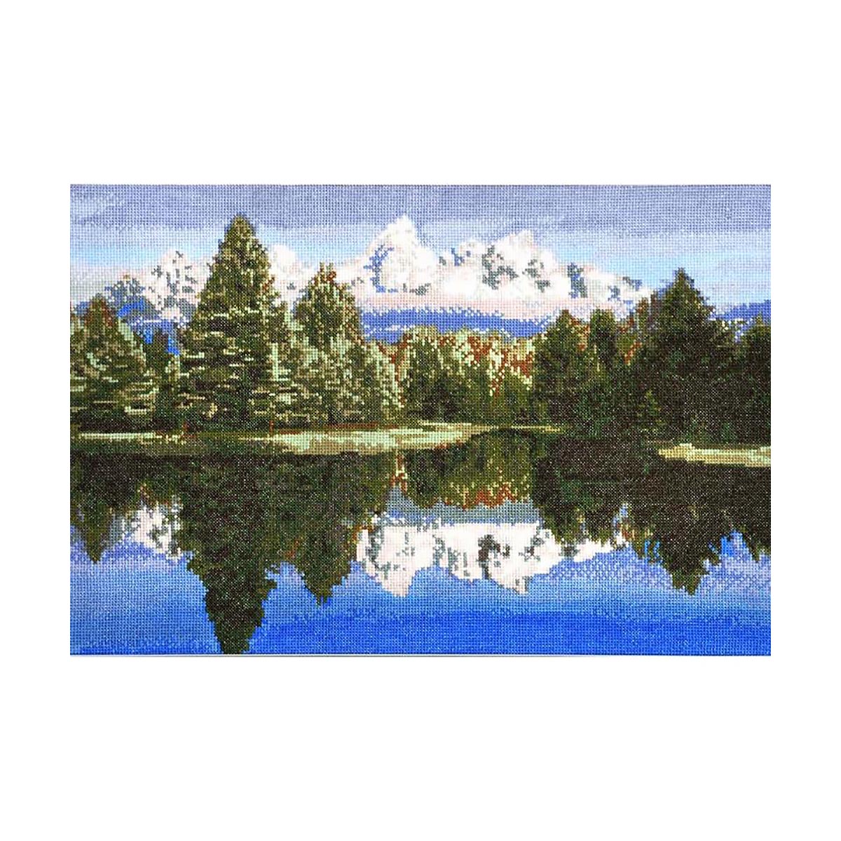 фото Набор для вышивания hobby&pro "горное озеро", 42*29 см