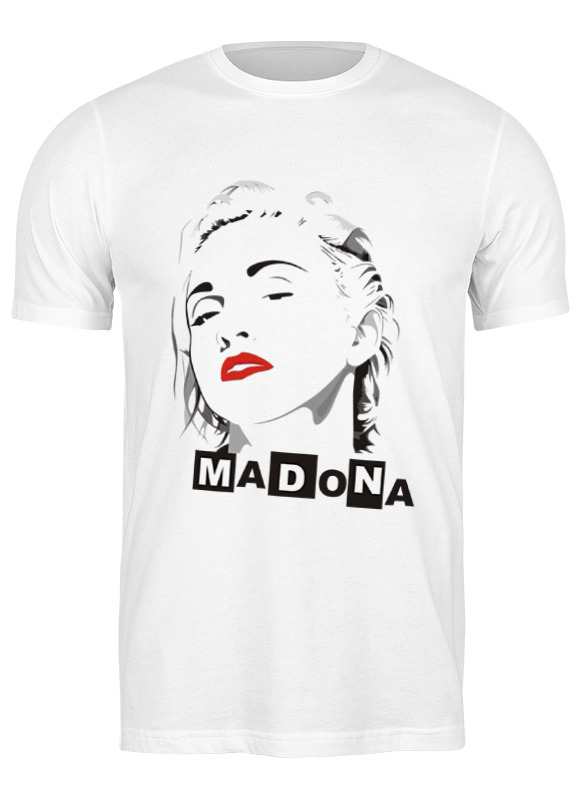 

Футболка мужская Printio Мадонна (madonna) белая XL, Белый, Мадонна (madonna)