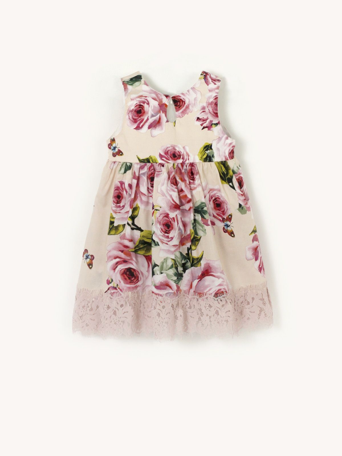 Платье детское Даримир Розовыйбукетбежевый80, розовый, 80
