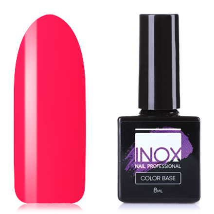 

База INOX nail professional В-14 Розовый неон 8 мл